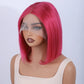 Rebecca #33 Reddish Brown Bob Wig | 13x6x1 T-Part Peruvian Remy Human Hair