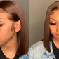 #4 Chocolate Brown Bob Wig | Glueless | Ready To Wear | Brazilian Hair | Human Hair | Straight | Invisible | Closure Wigs For Women