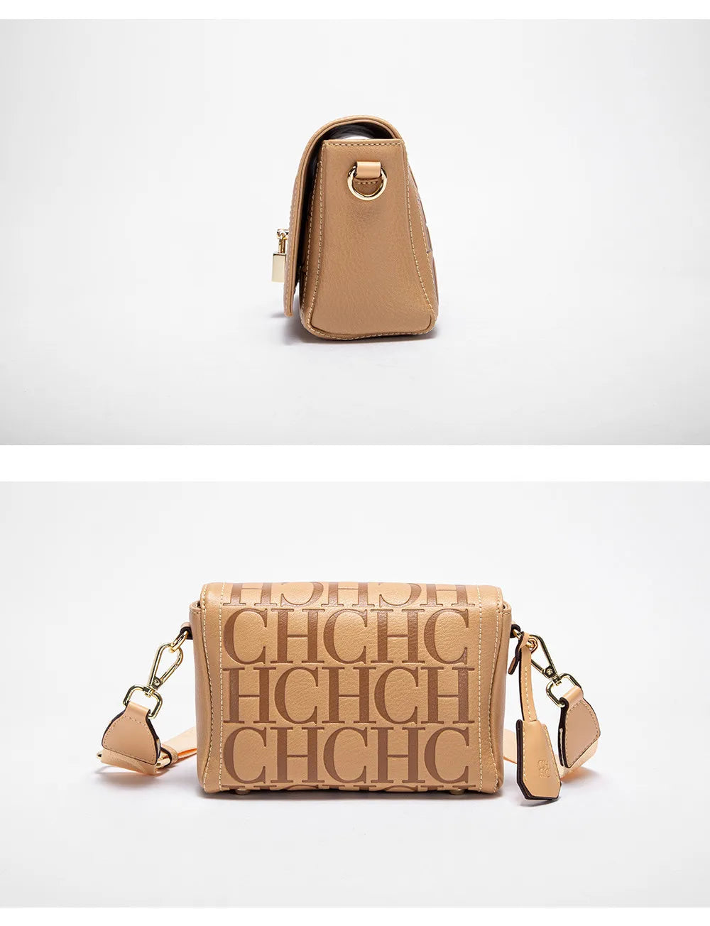 Fashion Design Metal Buckle Women's Shoulder Bag | Luxury Brand Solid Colour Printed Head Bag (Casual Crossbody for Parties)