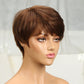 Rebecca Grey Bob Wig | Short Straight Pixie Human Hair with Bangs