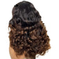 250% Density Ombre Blonde 1B/4 Brazilian Loose Wave 13x4 HD Transparent Lace Frontal Wig - Glueless
