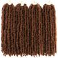Butterfly Faux Locs Crochet Hair | 12/14" Distressed Goddess Locs | Pre-Looped | 12 Strands/Pack