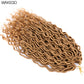 Goddess Faux Locs Crochet Hair | 18" Soft Curly Braids | Ombre Dreadlocks Extensions | 24 Strands/Pack