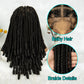 KIMA Short Box Braids Wig with Bantu Tips | Full Lace Crochet Twists