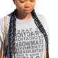 36" Cornrows & Box Braids Wig | #27 Honey Blonde | Knotless Braids | Full Lace | Synthetic Hair | Black Women