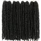 Butterfly Faux Locs Crochet Hair | 12/14" Distressed Goddess Locs | Pre-Looped | 12 Strands/Pack