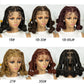 KIMA Burgundy Jumbo Box Braids Full Lace Wig | 350 Colored Bubble Braids with Baby Hair