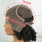 Short Afro Kinky Curly Cornrow Braids Wig | HD Full Lace | Baby Hair