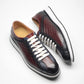 Original Men's Designer Casual Sneakers | Genuine Leather Plaid Derby Skateboard Shoes (Height Increasing)