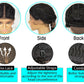 KIMA Dutch Braids Wig | 13x4 Lace Front | Kinky Curly Edges | Baby Hair