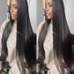 46-50 Inch | 13x6/13x4 Lace Width | Bone Straight | Brazilian | Remy Hair | HD Transparent Lace Frontal Wig - 200% Density