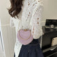 Shiny Heart Shape Metal Evening Clutch Bag for Women | Fashion Chain Shoulder Crossbody Bag (Luxury Lady Purse)