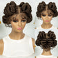 Handmade Bantu Knotless Box Braids Full Lace Wig | African Braiding Hair | Synthetic Wig