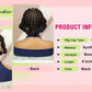 Natural Color Bantu Knot Braided Wig | Cornrow Braids | Full Lace | Heat Resistant Synthetic Wig | African Women