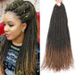 Full Star Senegalese Twist Crochet Braids | 30 Strands/Pack | Ombre Colors