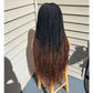 Ready-to-Ship 28" Center Part Box Braids Wig | 13x4 Lace Front | Middle Part | Kanekalon