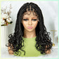 Pre-Looped Bohemian Box Braids with Curly Ends | Crochet Hair
