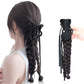 Long Claw Clip-In Braid Ponytail Extension | Heat-Resistant Synthetic Hairpiece | Party & Daily Wear
