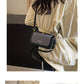 High-Grade Sense Women's Small Square Bags | Trendy Classic PU Leather Lady Commuter Shoulder Bag & Short Handle Handbags