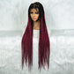KIMA Colorful Braided Wig | Full Lace | Butterfly Locs & Dreadlocks Options
