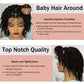 10" Natural Twist Braids Wig | Full Lace | Baby Hair | Short Braided Style