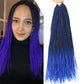 Full Star Senegalese Twist Crochet Braids | 30 Strands/Pack | Ombre Colors