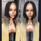 Senegalese Micro Twist Braided Wig | Bob Length | Light Passion Twist | Lace Front Wig | Black Women