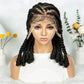 Cornrow & Bantu Knots Braided Wig | Stitch Braids | Full Lace | Synthetic Hair | Kima Wigs