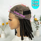 Short Locs Cornrow Braids Wig | Full Lace | Baby Hair | African Inspired