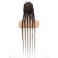 36" Cornrow Knotless Braids Wig | 360 Full Lace | Baby Hair | Synthetic