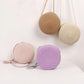 Summer Woven Straw Crossbody Bag for Women | Fashion Round Handmade Rattan Beach Small Handbag (Travel Female Shoulder Bag)
