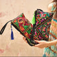 Luxury Design Flowers Clutches Pouch | Fashion Women's Wallet Wrist Handbag & Lady Vintage Envelope Phone Purse (Card Holders Pocket)