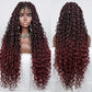 36" Long Braided Wig | Full Lace | Baby Hair | Daily Wear