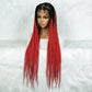 KIMA Colorful Braided Wig | Full Lace | Butterfly Locs & Dreadlocks Options