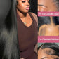 46-50 Inch | 13x6/13x4 Lace Width | Bone Straight | Brazilian | Remy Hair | HD Transparent Lace Frontal Wig - 200% Density