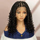 Burgundy Knotless Box Braids Wig with Curly Ends | Full Lace