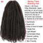 18" Marley Twist Braiding Hair | Crochet Braids | Afro Twist Kinky Hair Extensions | Ombre Colors | 30 Strands/Pack