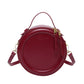 Round Crossbody Bags for Women | High Quality PU Leather Designer Shoulder Bag & Female Clutch Purse (Solid, Soft)