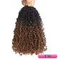 Pre-looped Yanky Twist Crochet Hair | 8/10/12 Inch Passion Twist Braids