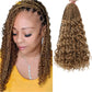 Ombre Goddess Box Braids Crochet Hair with Curly Ends | 14 Inch | 1-6 Packs