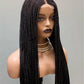 Ready-to-Ship 28" Center Part Box Braids Wig | 13x4 Lace Front | Middle Part | Kanekalon