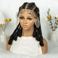 KIMA Cornrow Box Braided Full Lace Wig with Baby Hair | Synthetic Braids Wig for Africa Women & Men