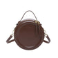 Round Crossbody Bags for Women | High Quality PU Leather Designer Shoulder Bag & Female Clutch Purse (Solid, Soft)