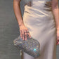 Luxury Glitter Cloud Bag Women's Handbag | Crystal Shiny Rhinestones Diamond Evening Bag (Wedding Party Clutch Purse Shoulder Bag)