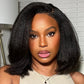 13x4 Glueless Kinky Straight Bob Wig | Ready-to-Wear | Brazilian Remy Human Hair