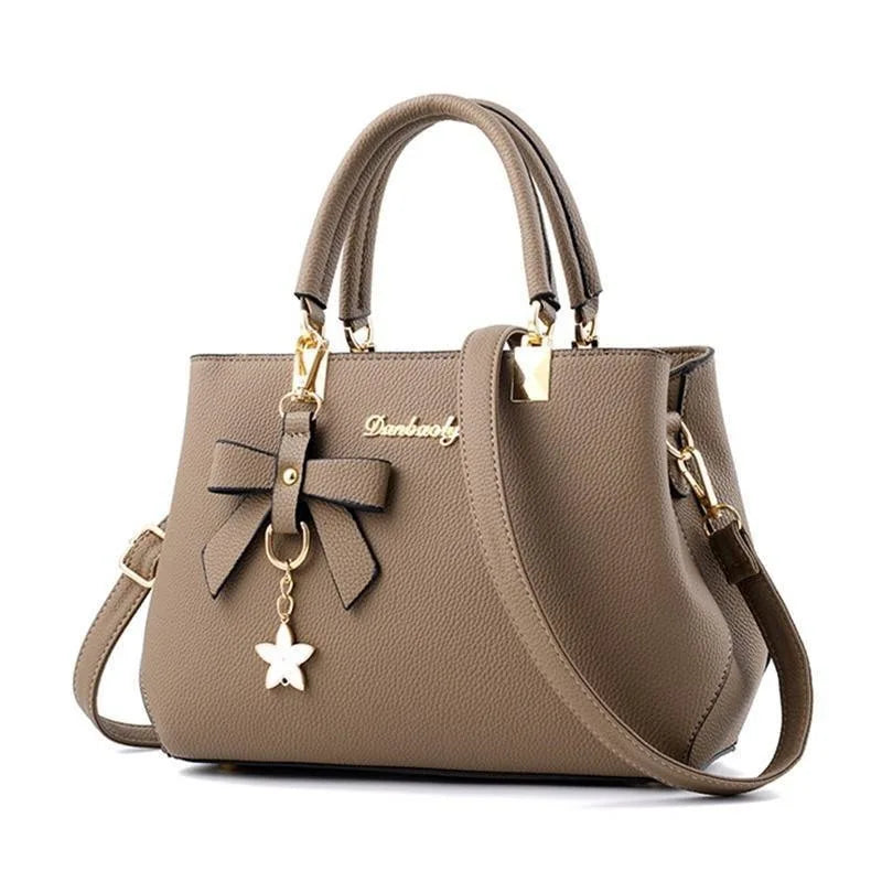 Women's Handbag Patchwork Shoulder Messenger Bag | Office Work PU Leather Female Bag & Ladies Luxury Elegant Handbag