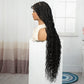36" Long 613 Blonde Knotless Box Braids Wig | Full Lace Frontal Twist