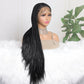 13x4 Goddess Faux Locs Braided Wig | Knotless Twist Box Braids | Long Synthetic Lace Front | Bleached Knots