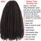 18" Marley Twist Braiding Hair | Crochet Braids | Afro Twist Kinky Hair Extensions | Ombre Colors | 30 Strands/Pack