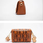 Fashion Design Metal Buckle Women's Shoulder Bag | Luxury Brand Solid Colour Printed Head Bag (Casual Crossbody for Parties)